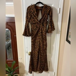 ASOS NWT Leopard print maxi dress